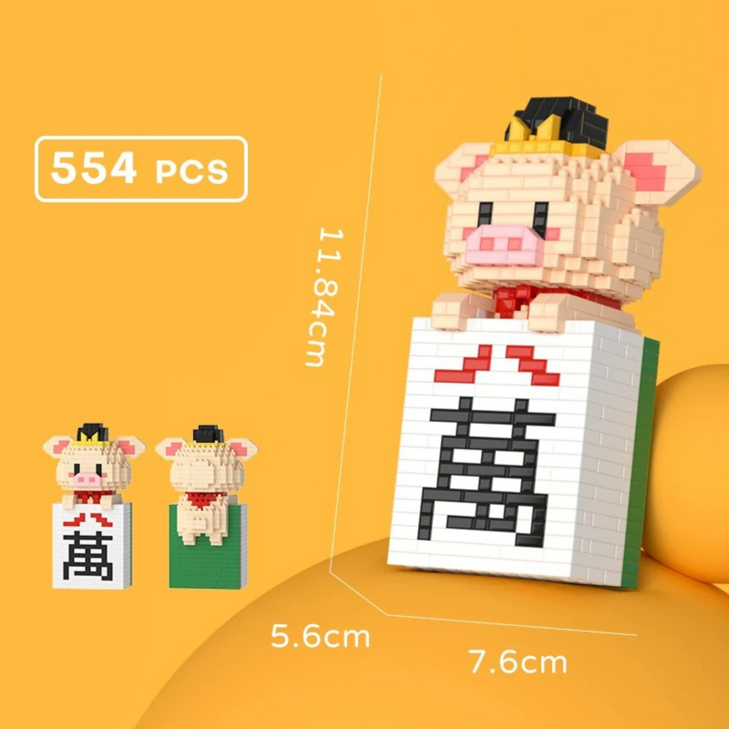 Animal Mahjong Nano Blocks
