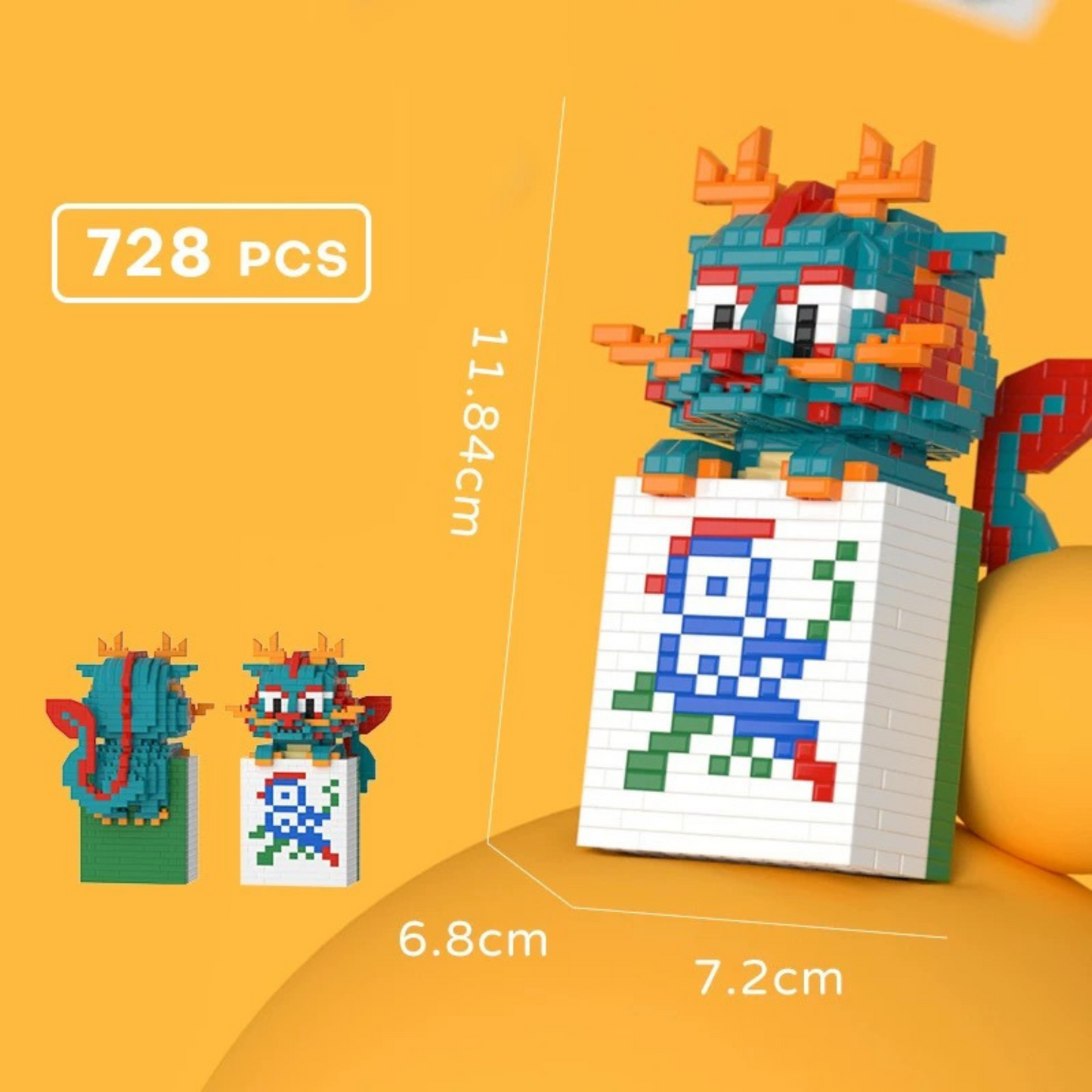 Animal Mahjong Nano Blocks