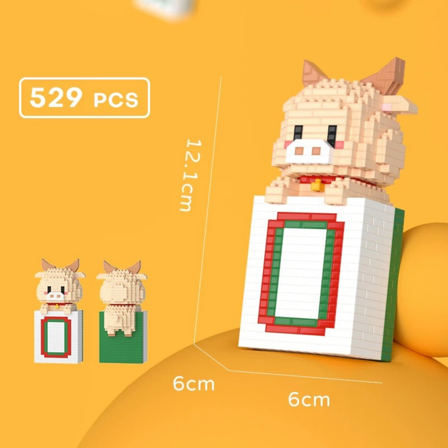 Animal Mahjong Nano Blocks