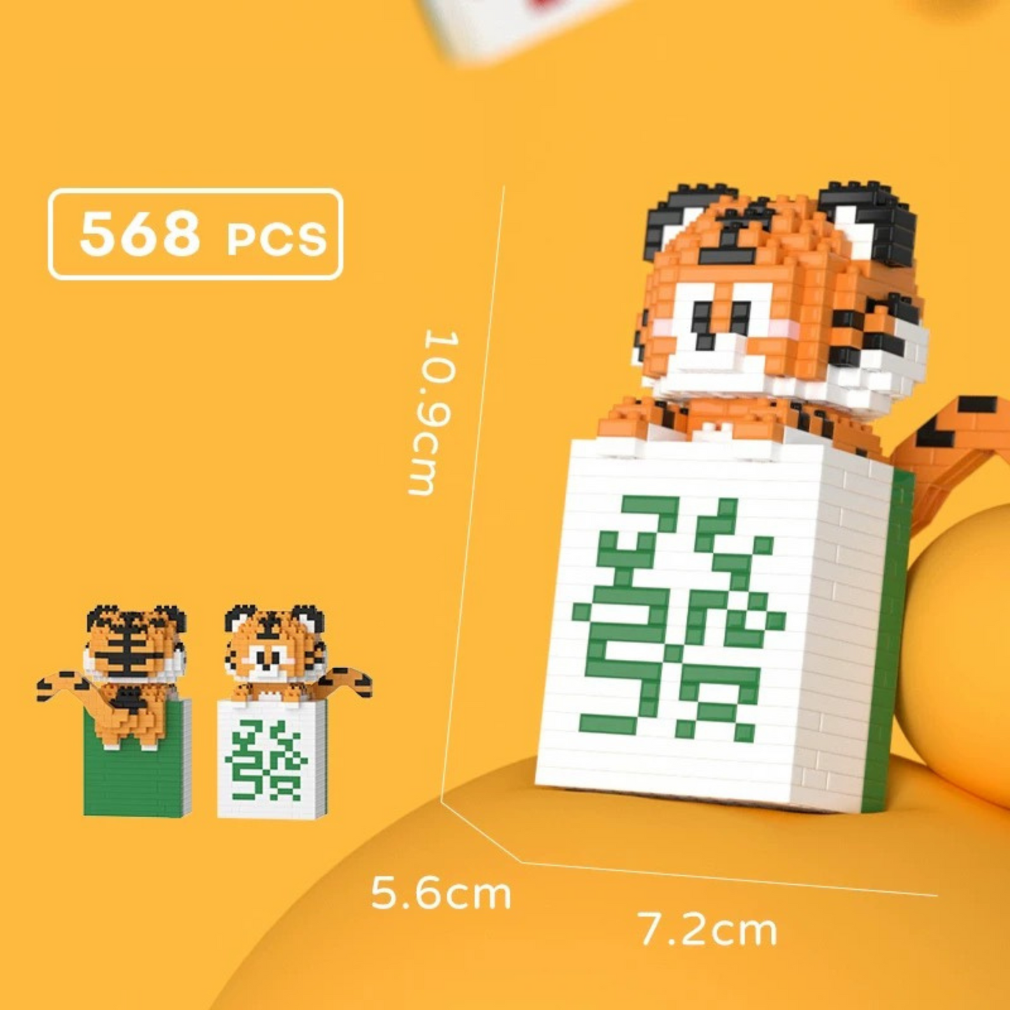 Animal Mahjong Nano Blocks