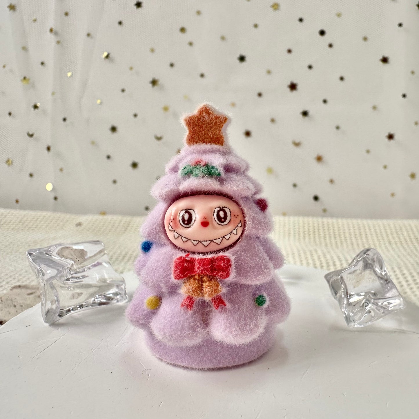 Velvet Beads: Labubu Christmas Tree