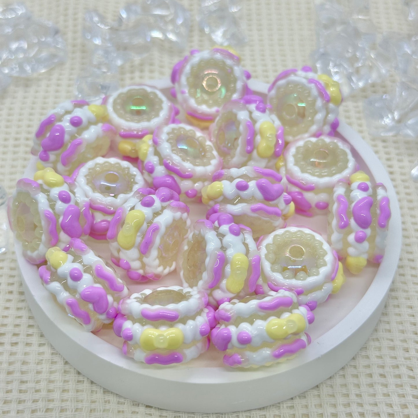 HandPainted Beads: Jane