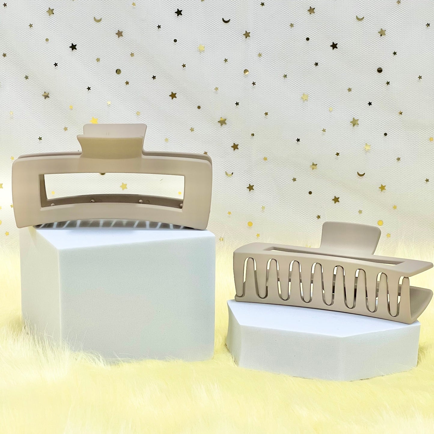 Matte Claw Clip: Rectangle Claw Clip