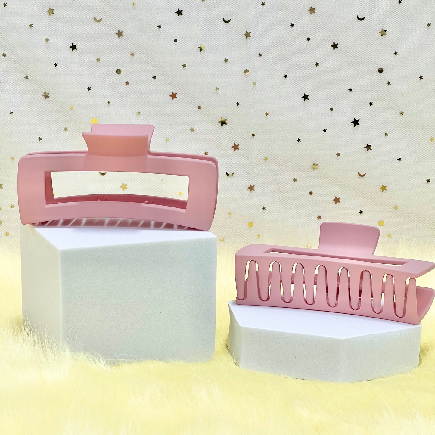 Matte Claw Clip: Rectangle Claw Clip