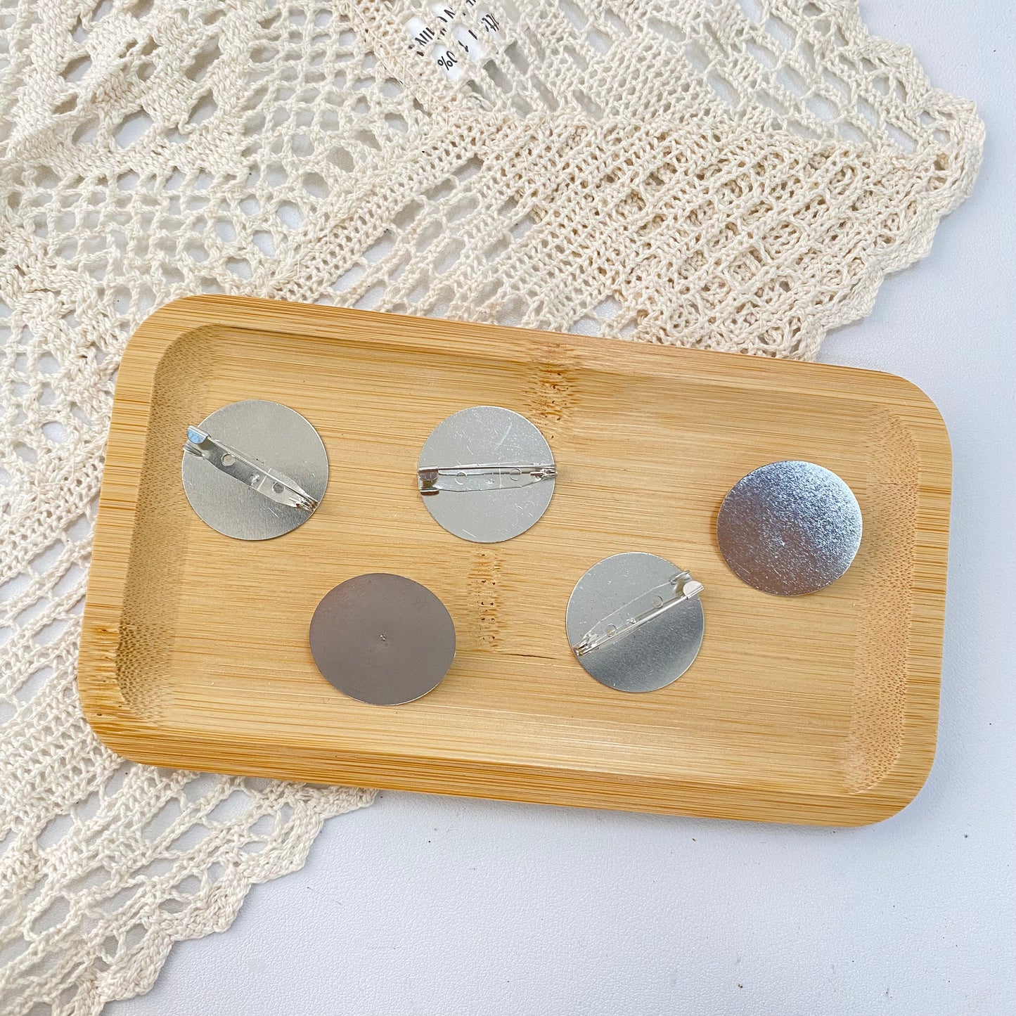 Brooch Badge Base Accessory (5 pieces)