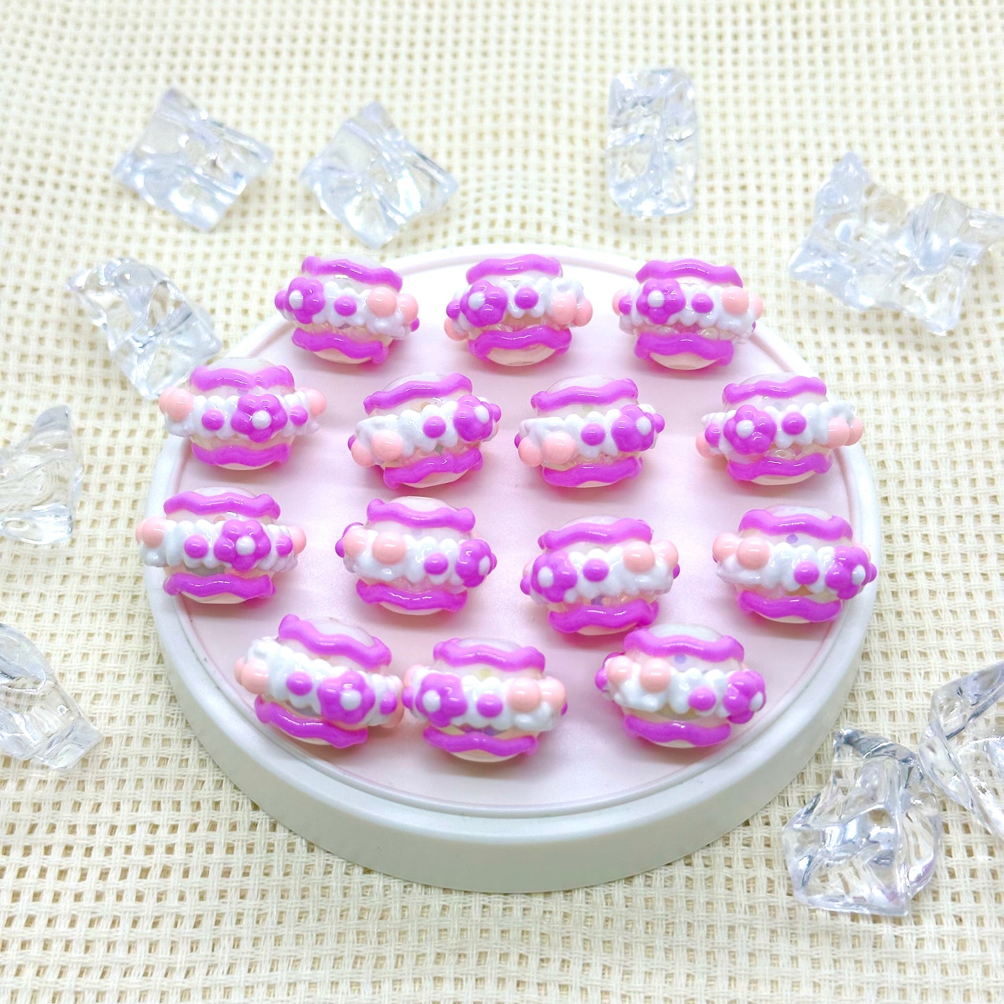 HandPainted Beads: Odelia