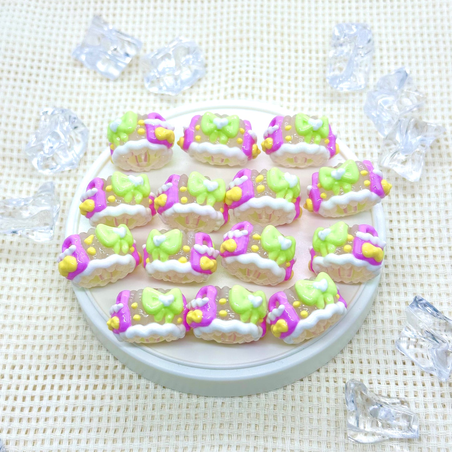 Handpainted Beads: Beryl