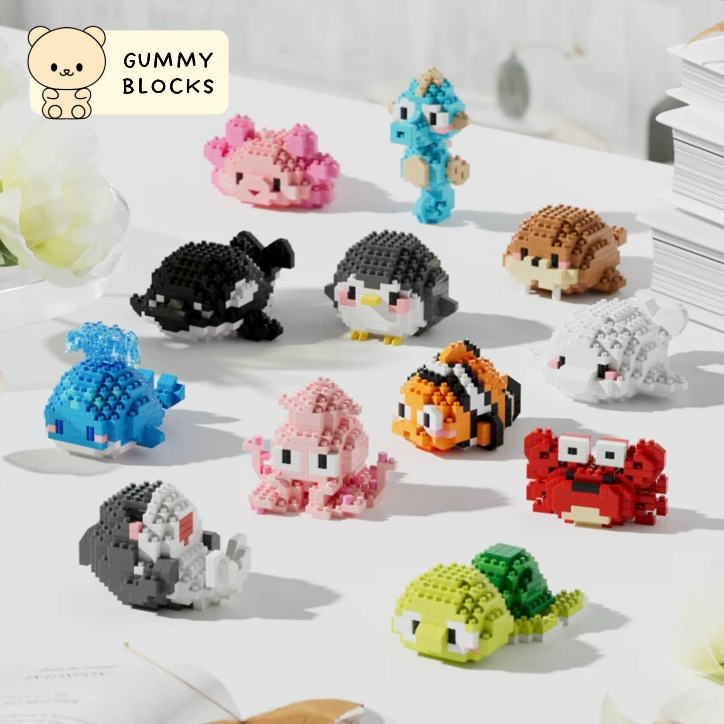 Marine Life Series Nano Blocks