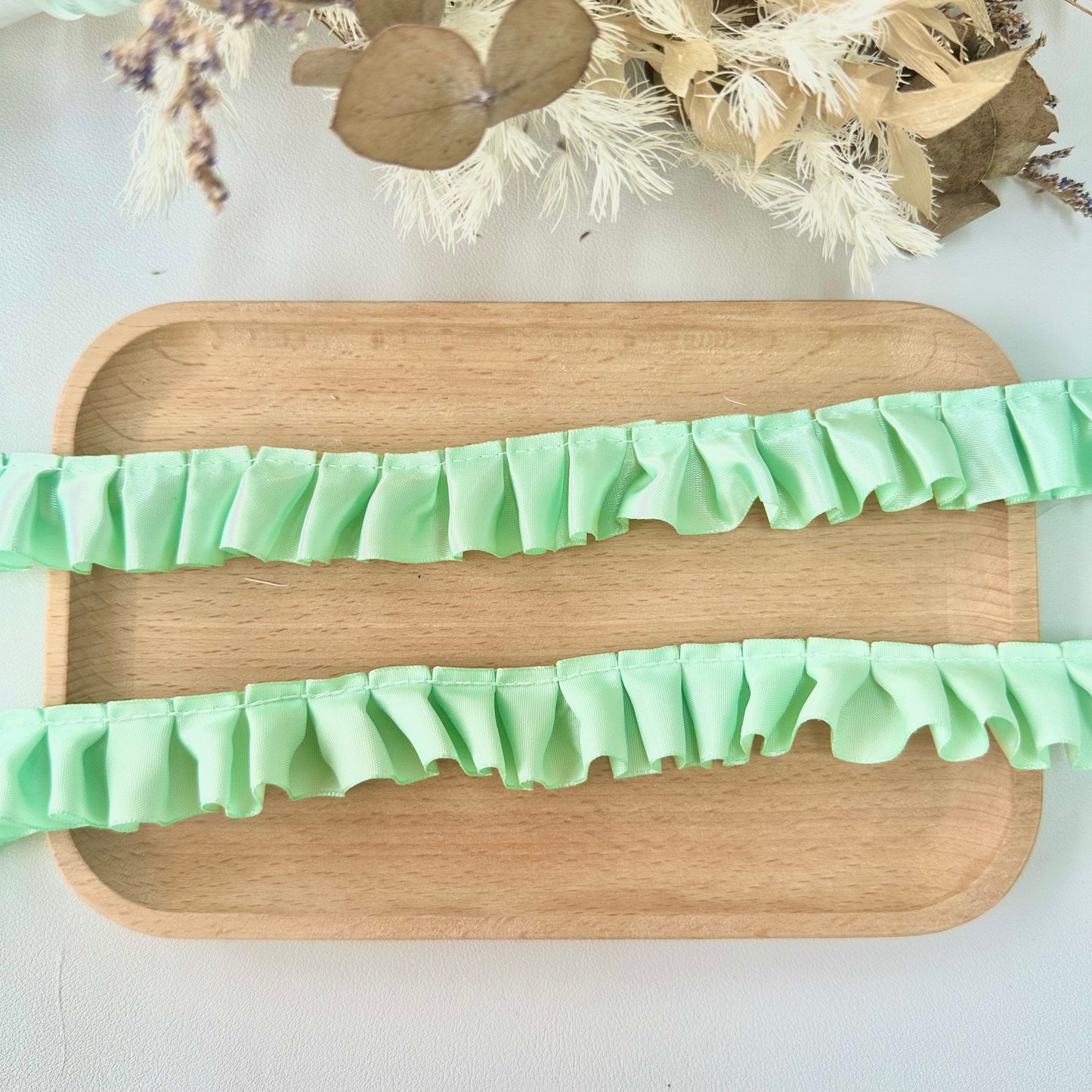 100cm Satin RIbbon: Green