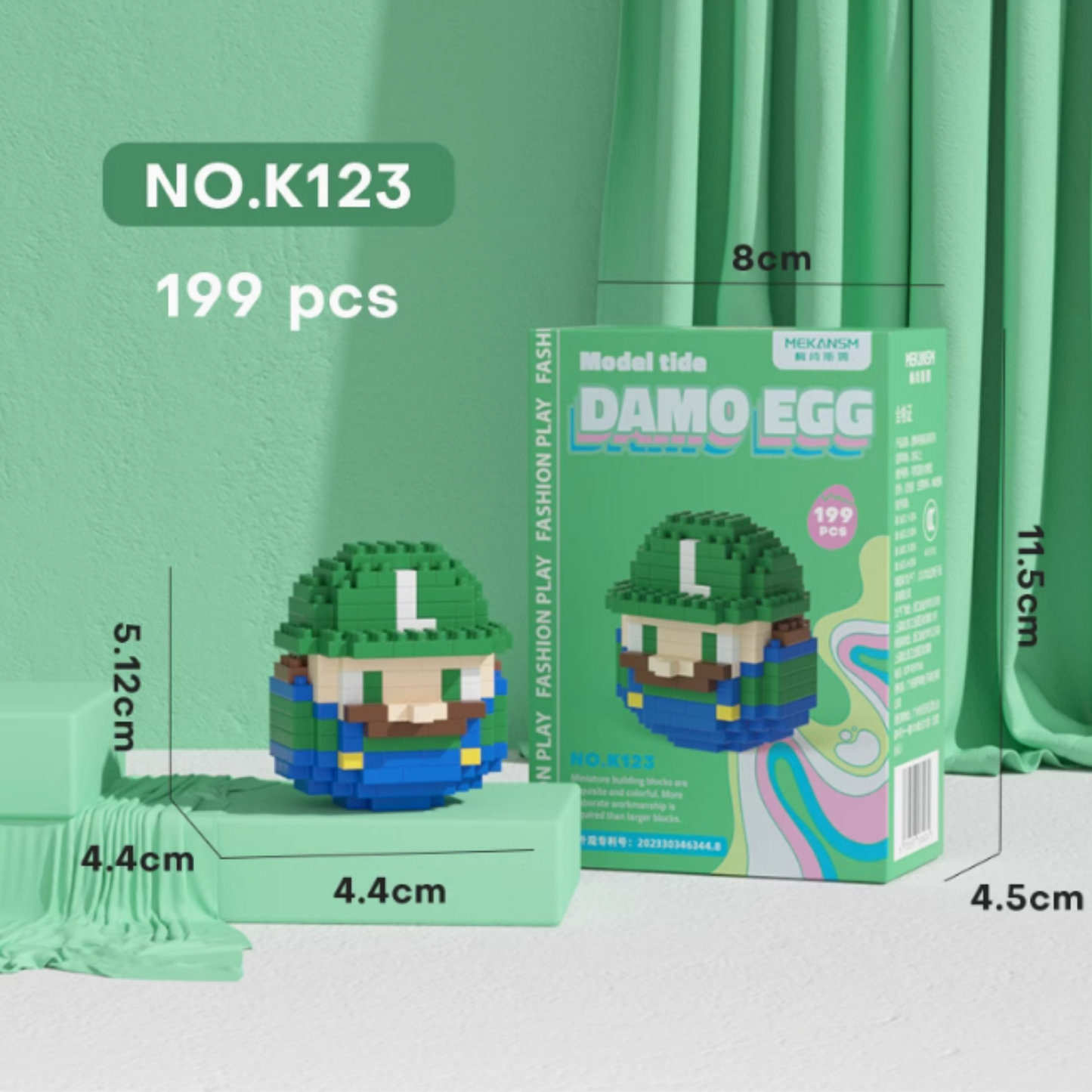 Character Eggs V4 Nano Blocks