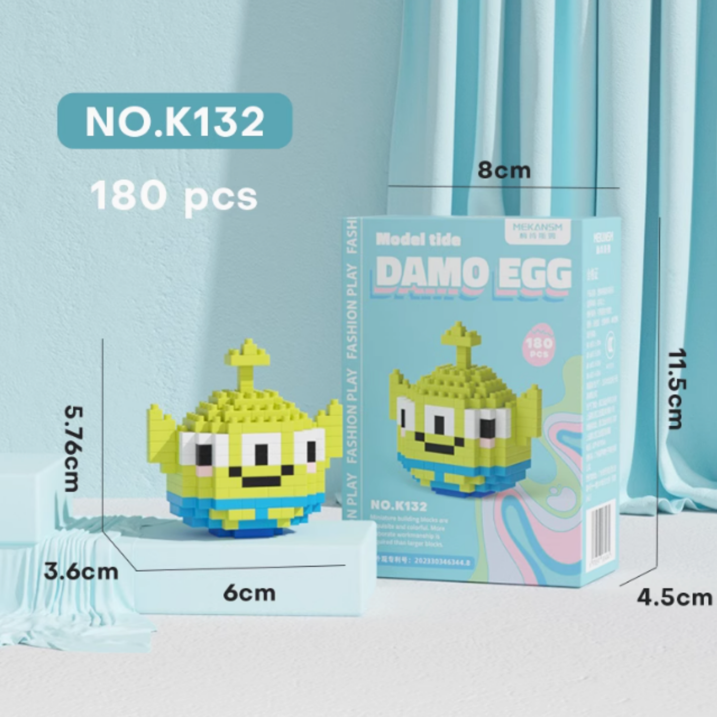 Character Eggs V5 Nano Blocks