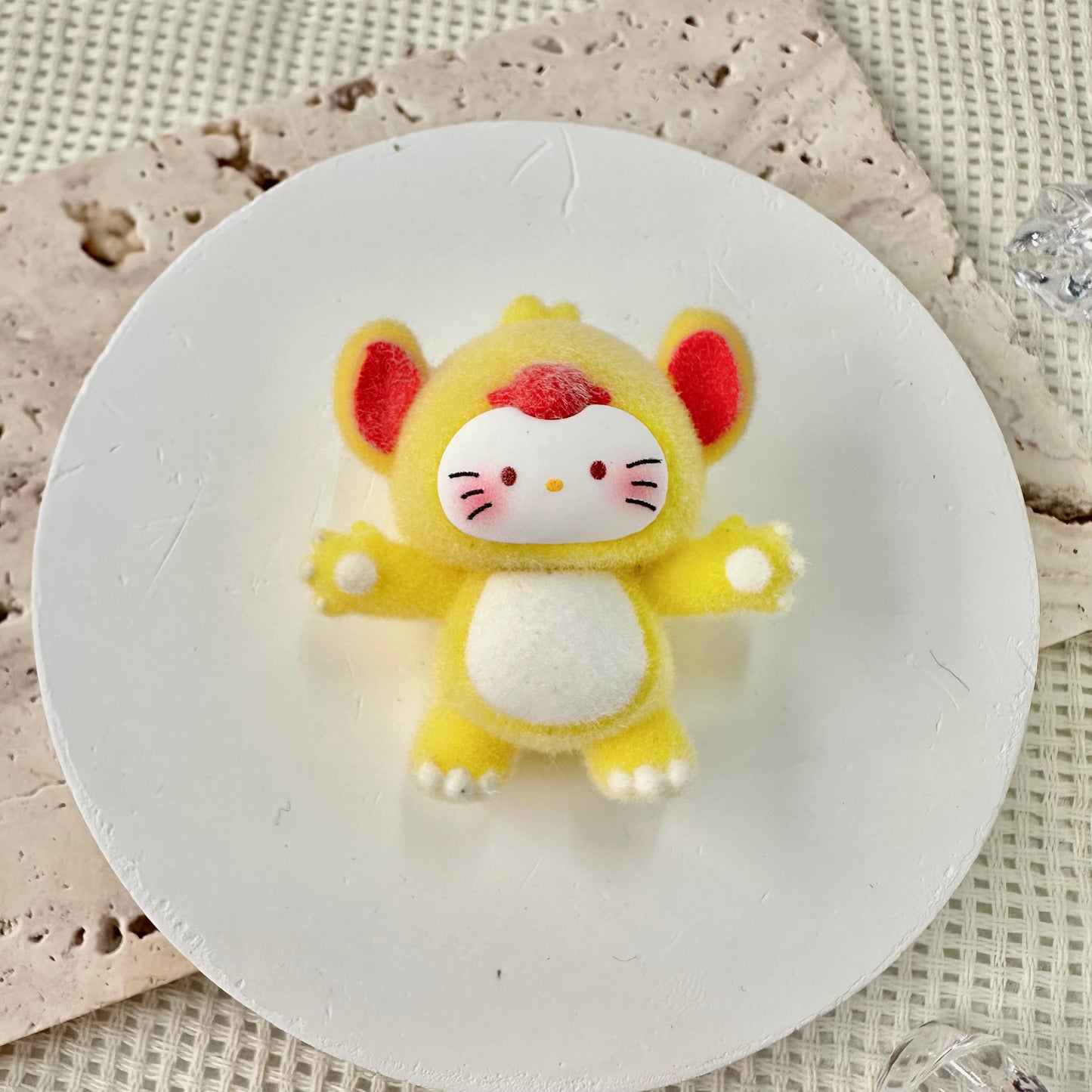 Velvet Beads: Kitty x Stitch