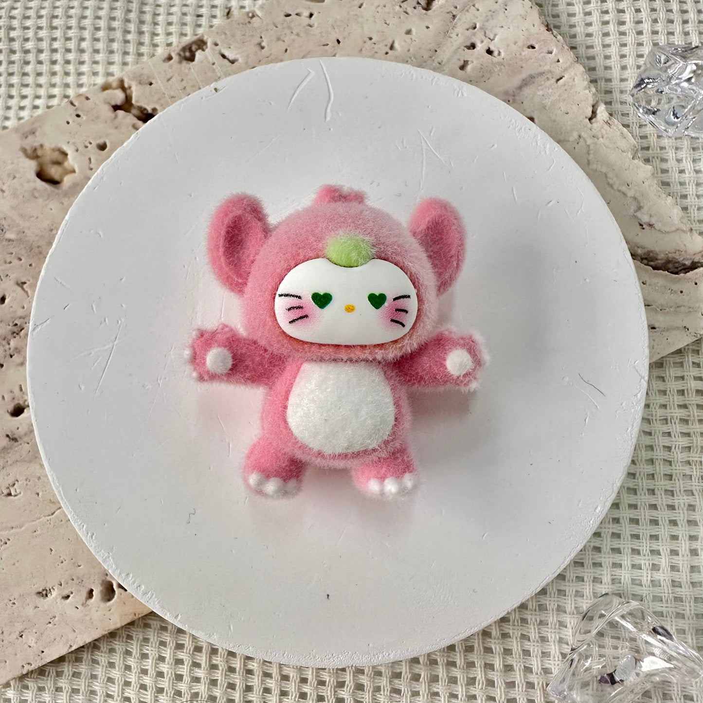 Velvet Beads: Kitty x Stitch