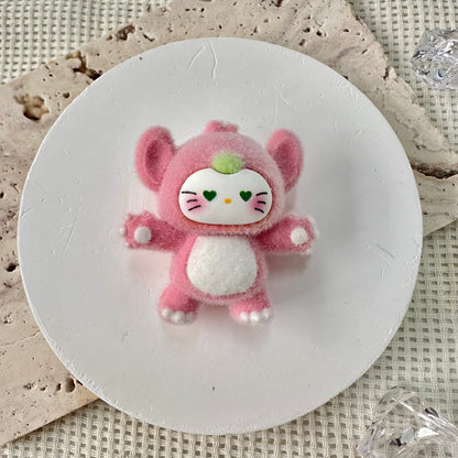 Velvet Beads: Kitty x Stitch