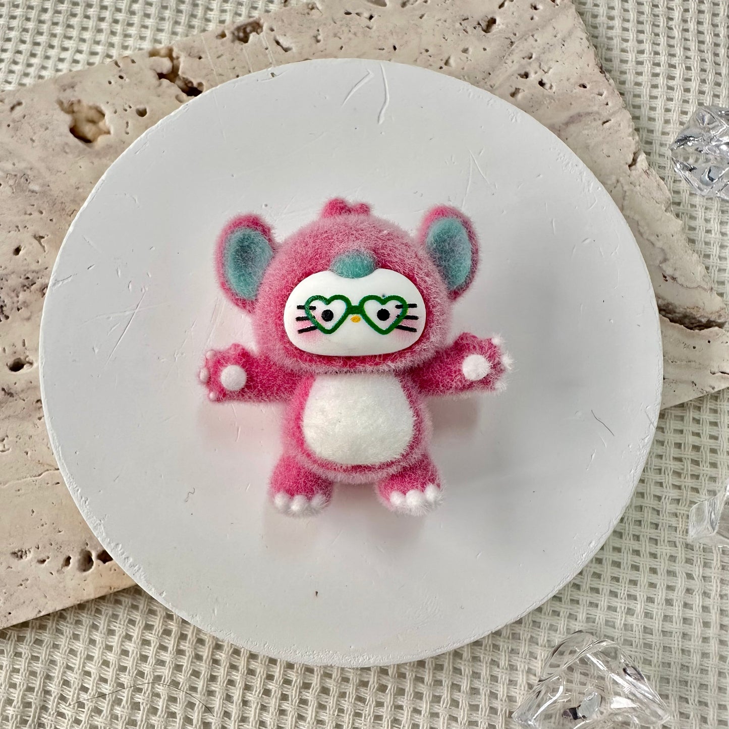 Velvet Beads: Kitty x Stitch