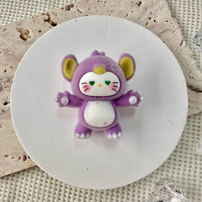 Velvet Beads: Kitty x Stitch