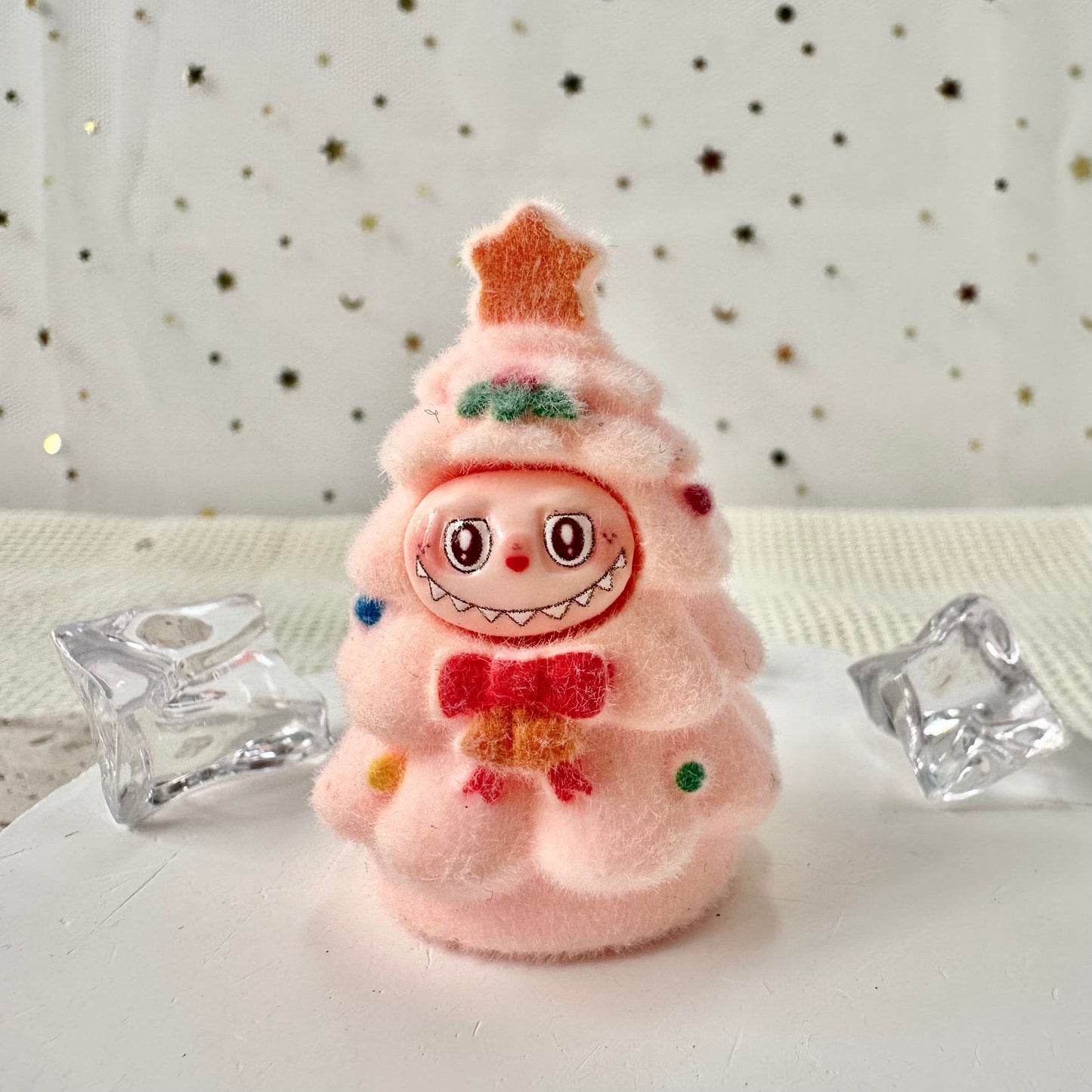 Velvet Beads: Labubu Christmas Tree