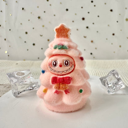 Velvet Beads: Labubu Christmas Tree