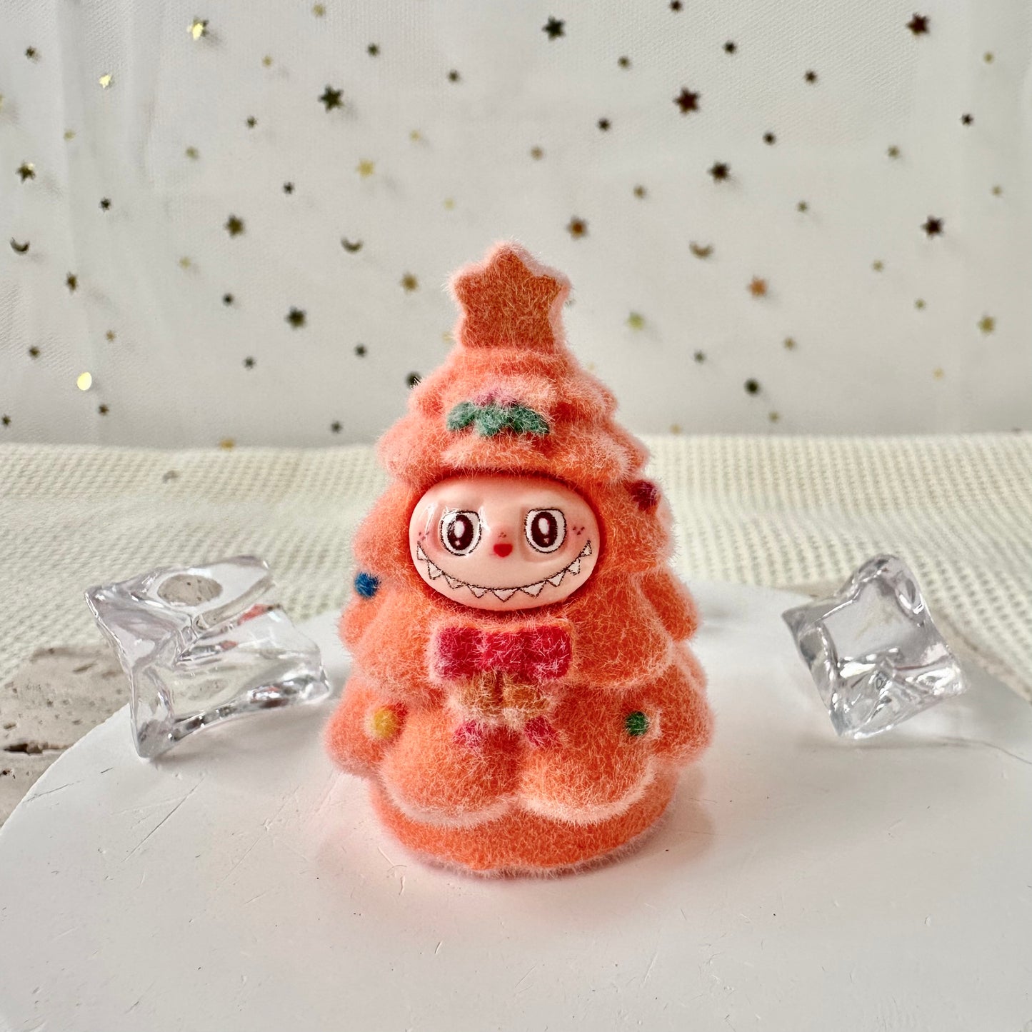 Velvet Beads: Labubu Christmas Tree