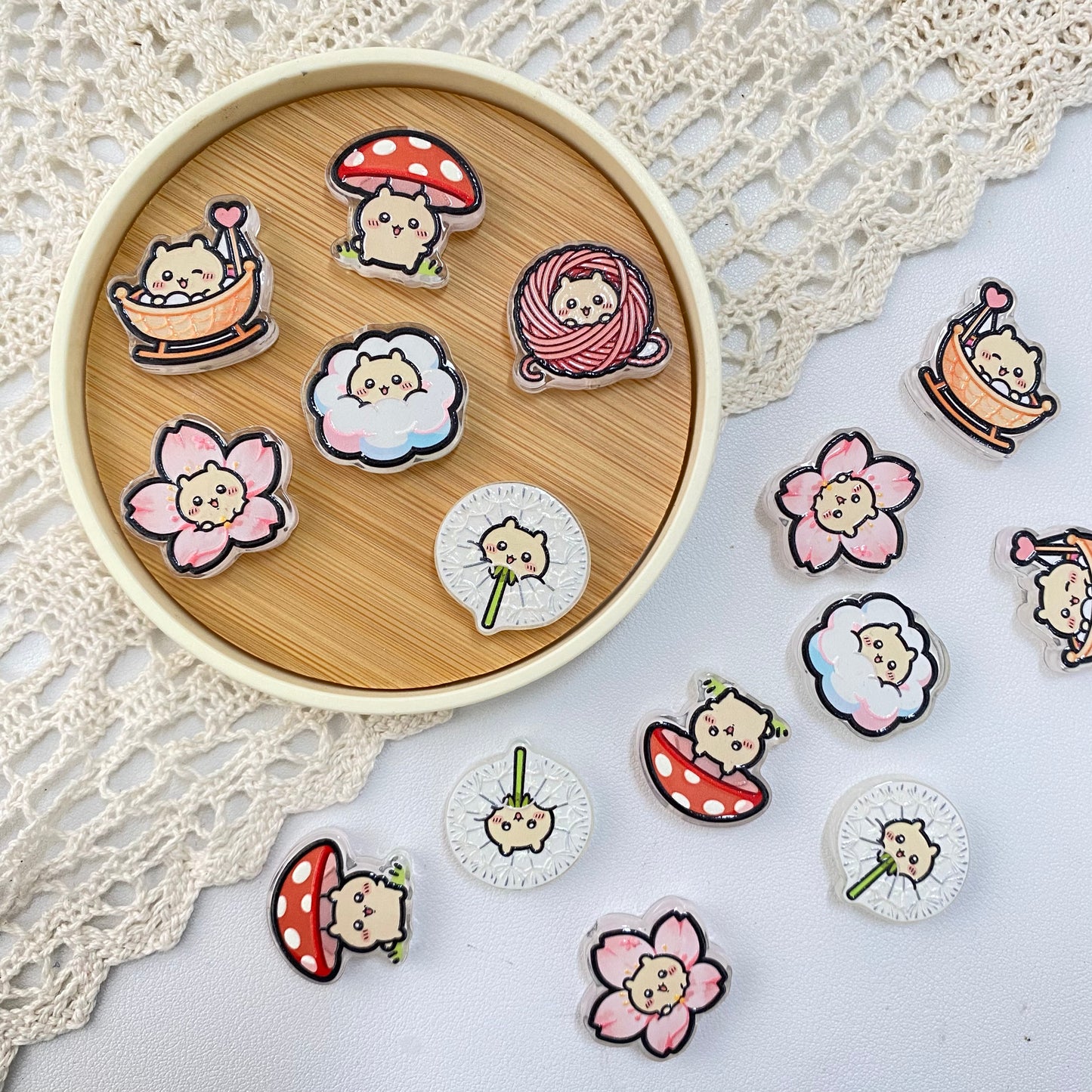 Bead Charms: Active Hamster (Assorted)