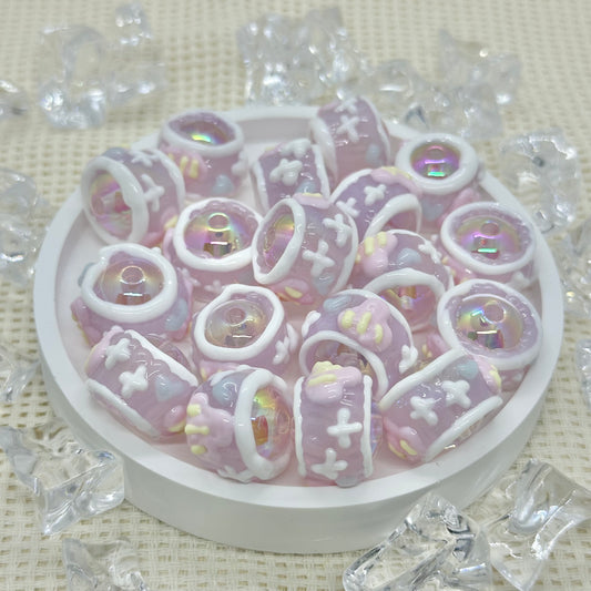 HandPainted Beads: Lollipop