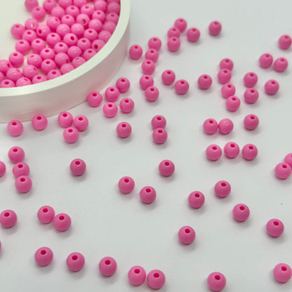 Acrylic Beads: 6mm Pastel Ball (Opaque)