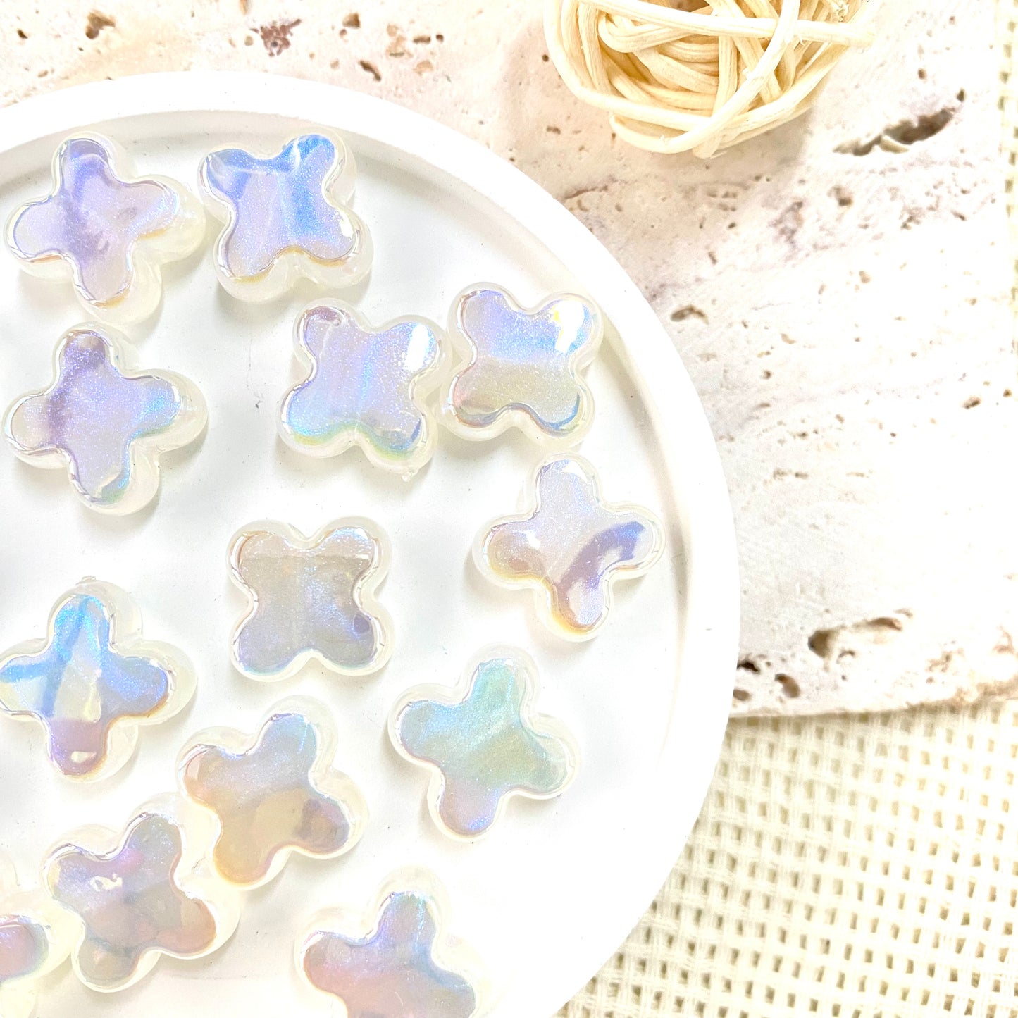 Resin Beads: Lucky Clover