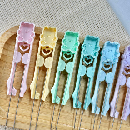 Metal Doubled-Sided Fuse Bead Needle (Bear Ver.) - 60/70 Beads