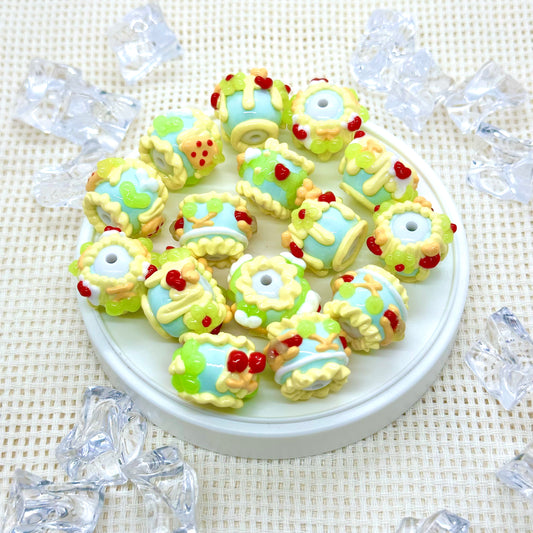 Handpainted Beads: Camille