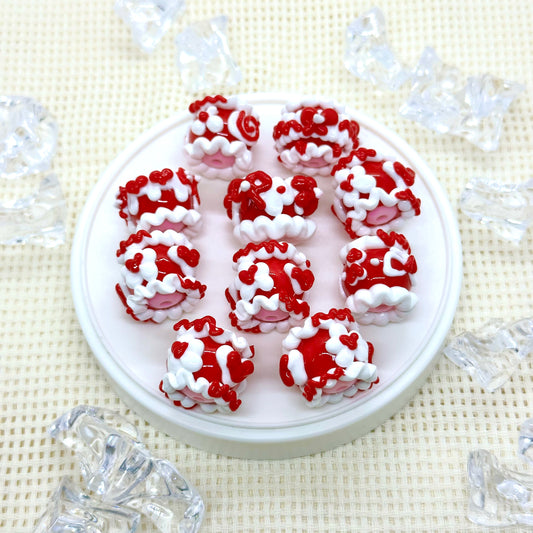Handpainted Beads: Benita