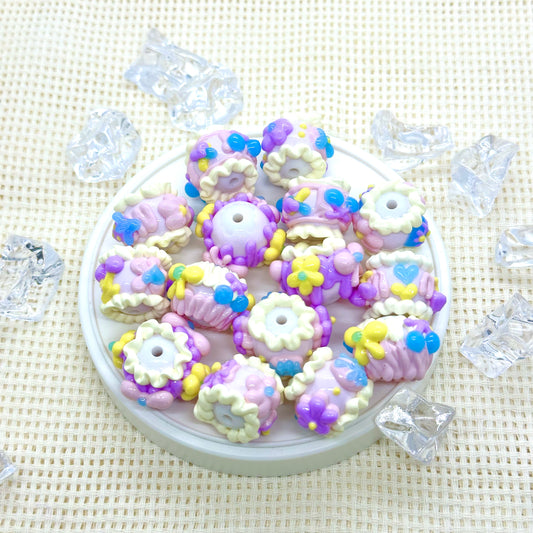 Handpainted Beads: Frona