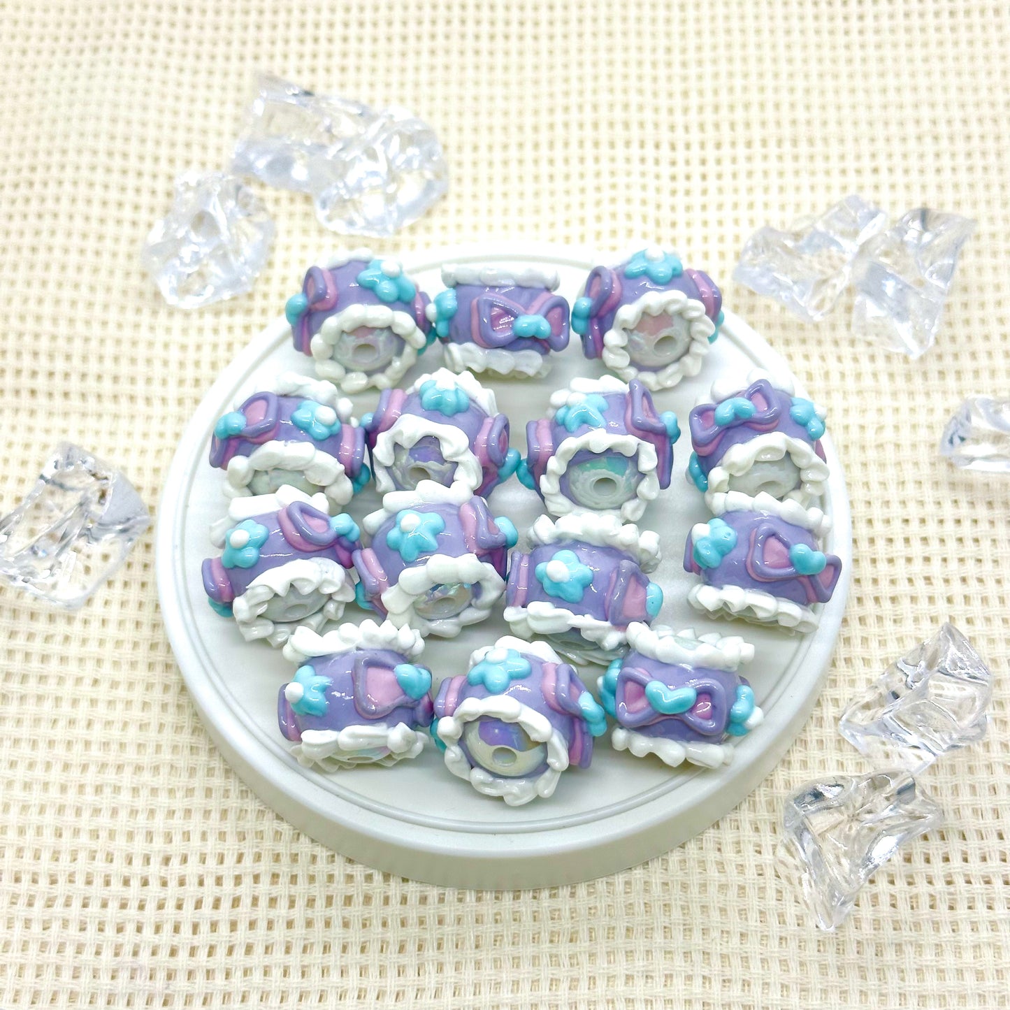 Handpainted Beads: Tara