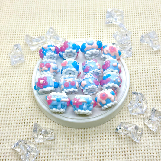 Handpainted Beads: Cicely