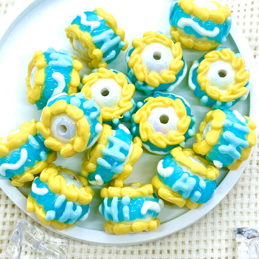Handpainted Beads: Eleonora