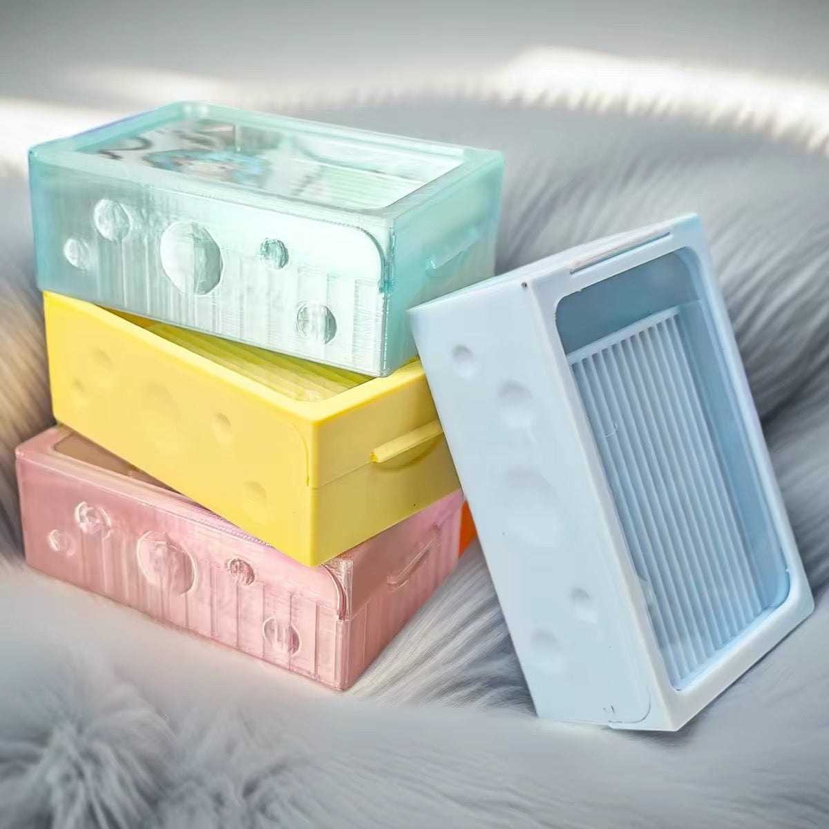[Pre-order] Fuse Bead Tray Holder with 50g Storage (Cheese Ver.)
