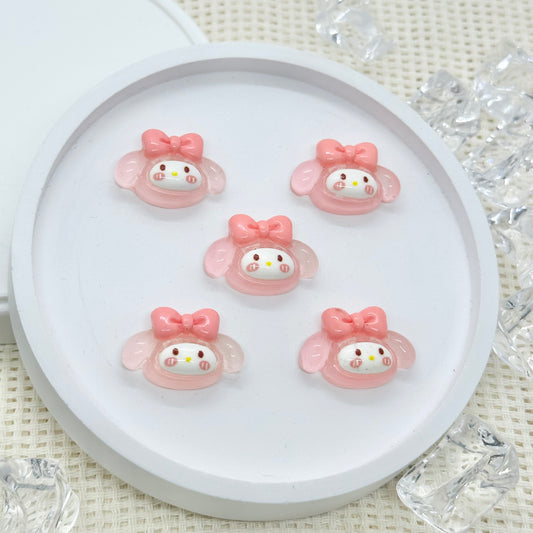 Stick-on Charms: My Melody (glow in the dark)