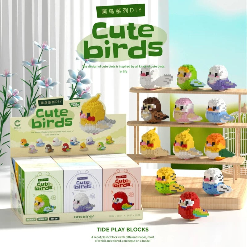 Cute Birds Nano Blocks