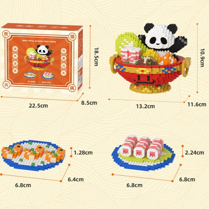 Panda Hotpot Nano Blocks Set