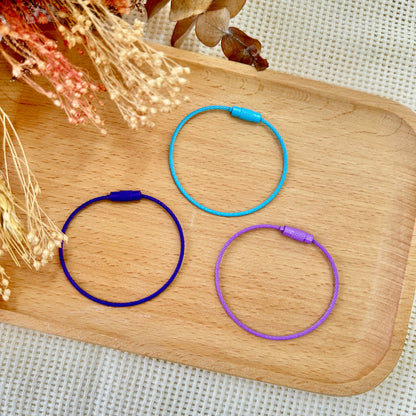 Wire Keychain Cable Loops (Assorted Colors)