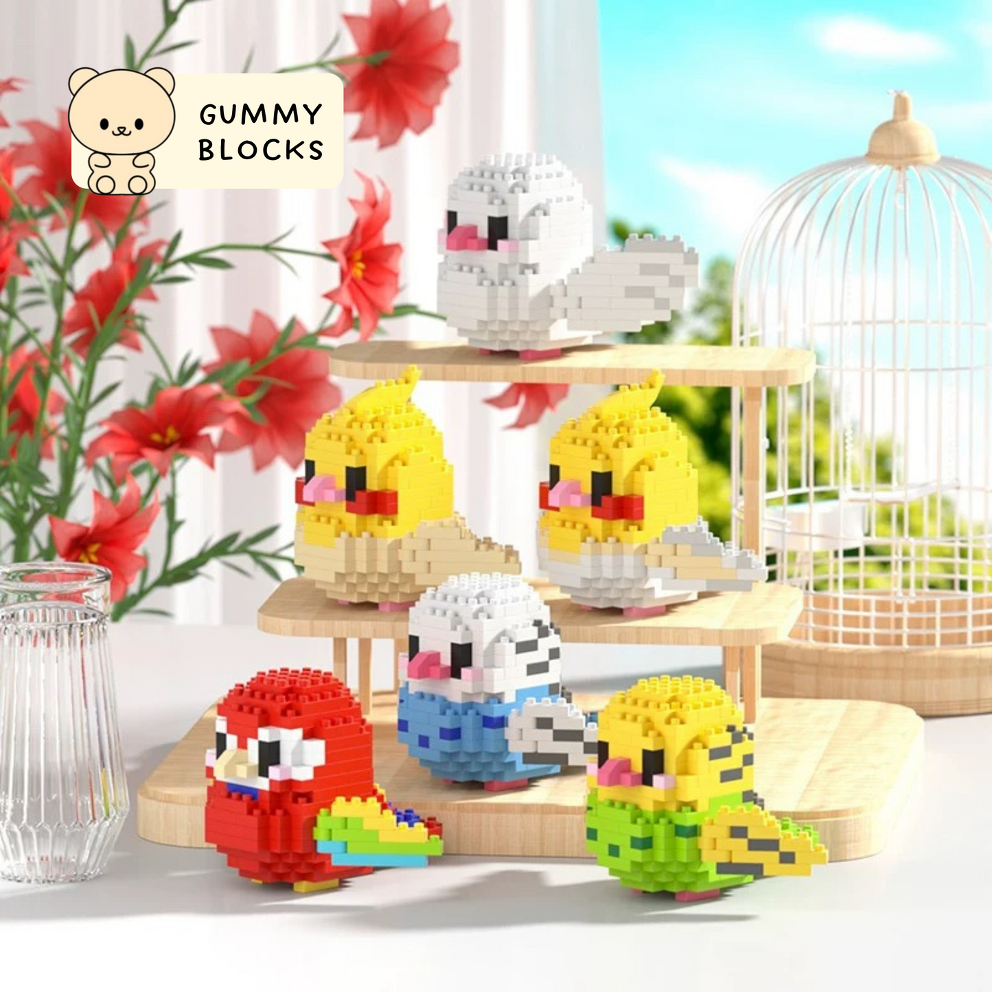 Cute Birds Nano Blocks