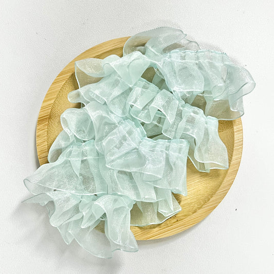 100cm Mesh Ribbon: Teal